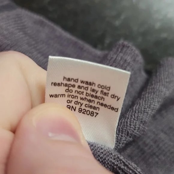 Saks Fifth Avenue Merino Cardigan - Gray - Size M - Picture 4 of 5